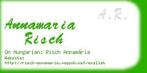 annamaria risch business card